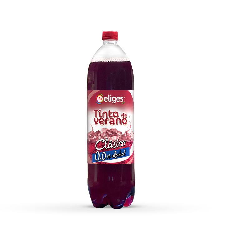 Tinto de verano sabor limon botella de 1,5L