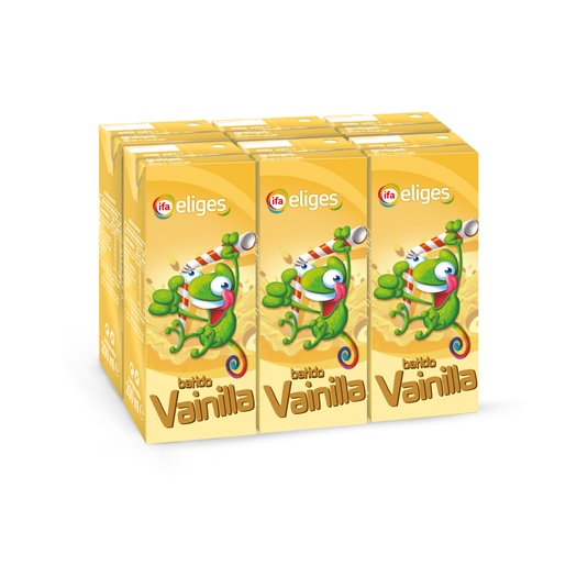 Batido de vainilla en minibrik