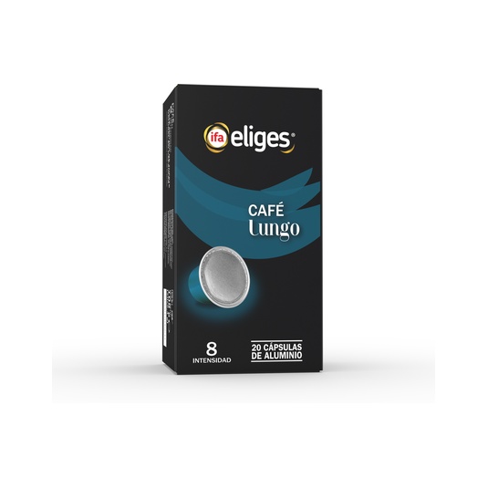 Capsula de café lungo intensidad 8 20uds
