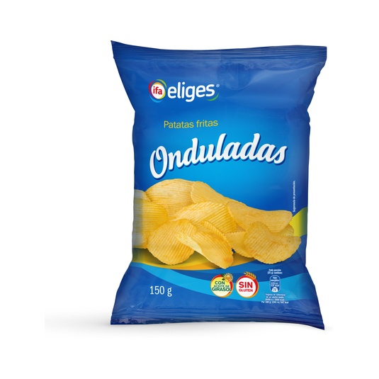 Patatas Fritas Onduladas 150 g