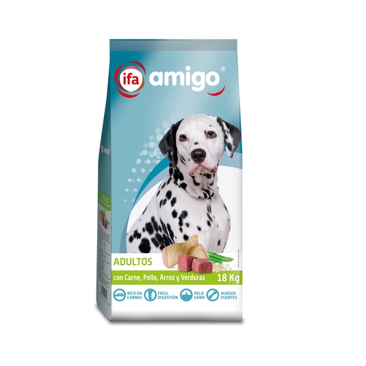 Alimento para perros multi carne arroz y verduras 15kg