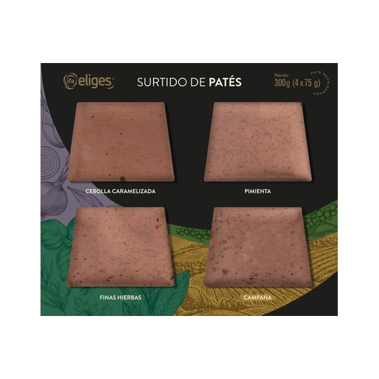Surtido de patés 4x75g