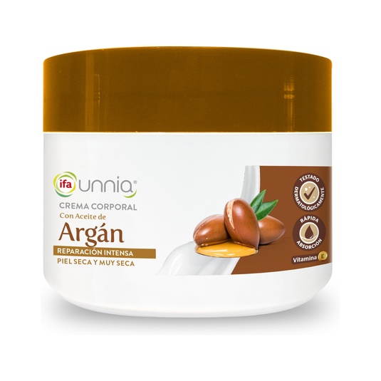 Crema corporal con aceite de argán
