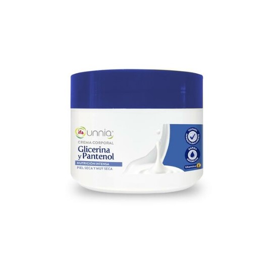 Crema corporal hidratante glicerina y pantenol - 250ml