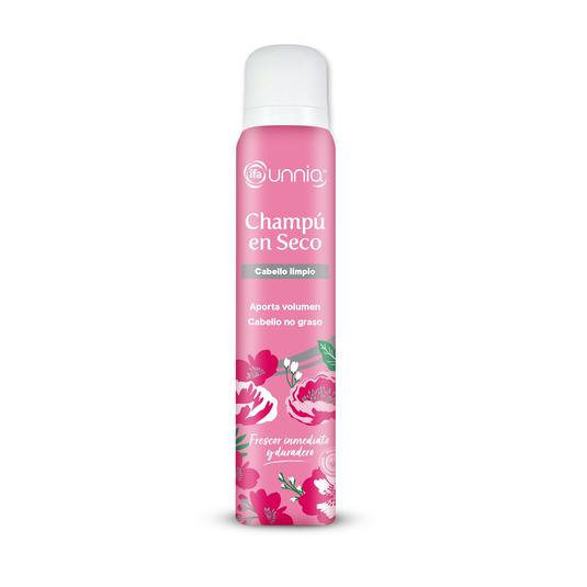 Champú en seco de olor floral en spray
