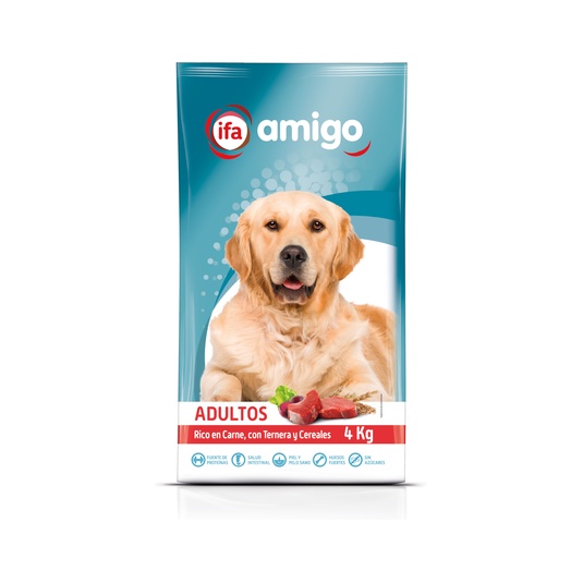  Alimento completo para perros adultos saco de 4 kg