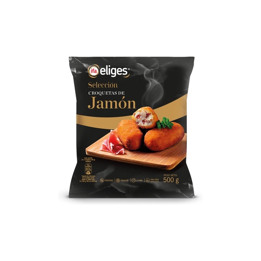 Croquetas de Jamón Premium Bolsa 500 g