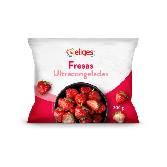 Bolsa de fresas congeladas 300g