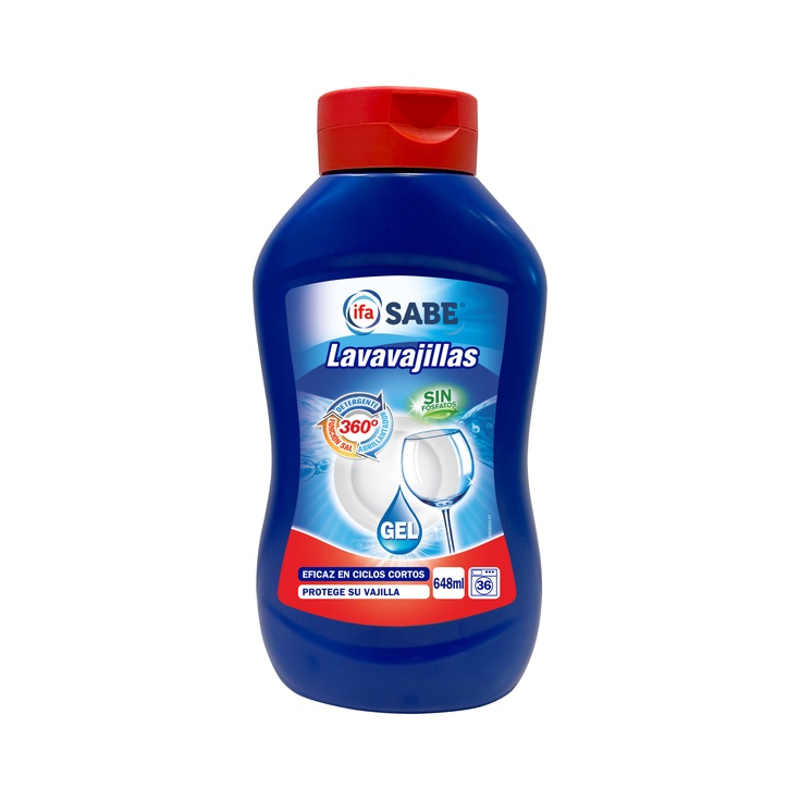 GEL LAVAVAJILLAS MAQUINA TODO EN UNO 36 LAVADOS