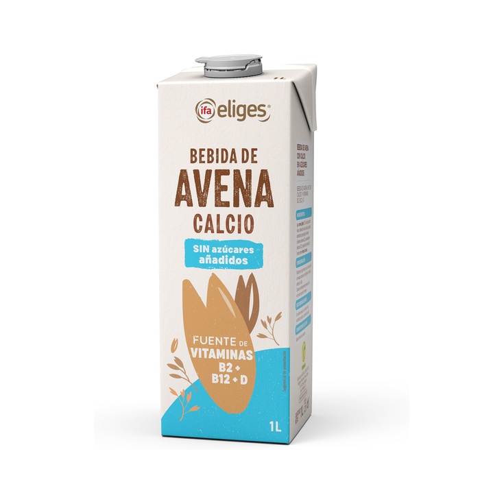 Bebida de Avena Enriquecida con Calcio y Vitamina Sin Azúcar