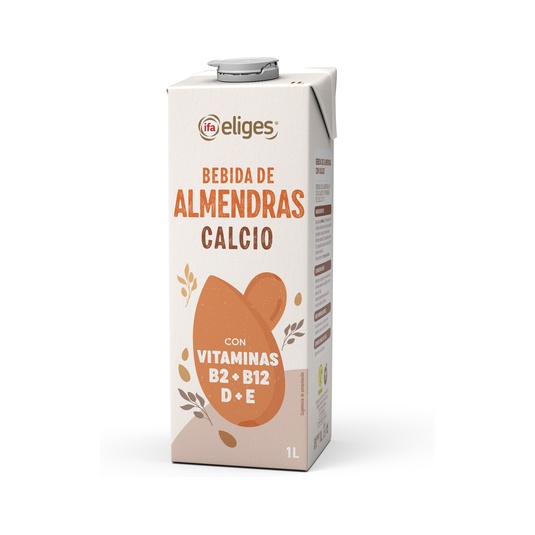 Bebida de Almendras Enriquecida con Calcio y Vitaminas Brik 