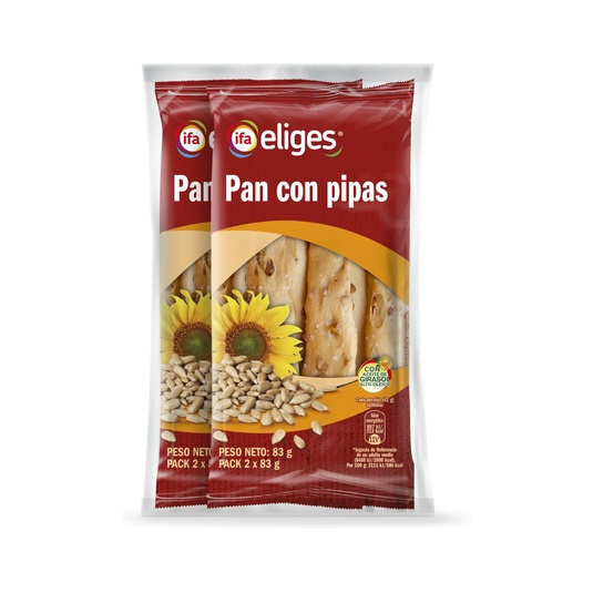 Pan de Pipas Pack de 2 Unidades de 83 g