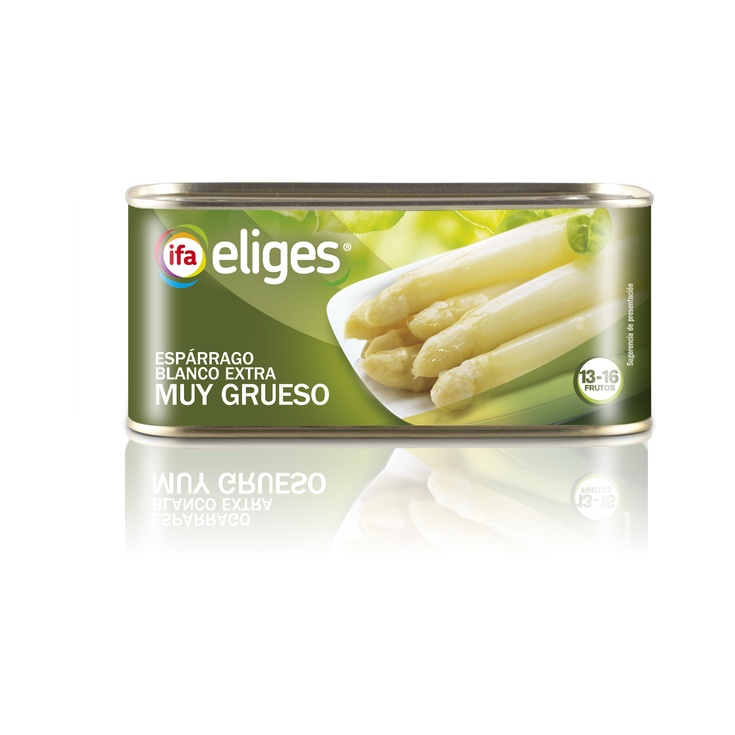 Espárragos Blancos Extra Muy Gruesos Calibre 13 a 16 