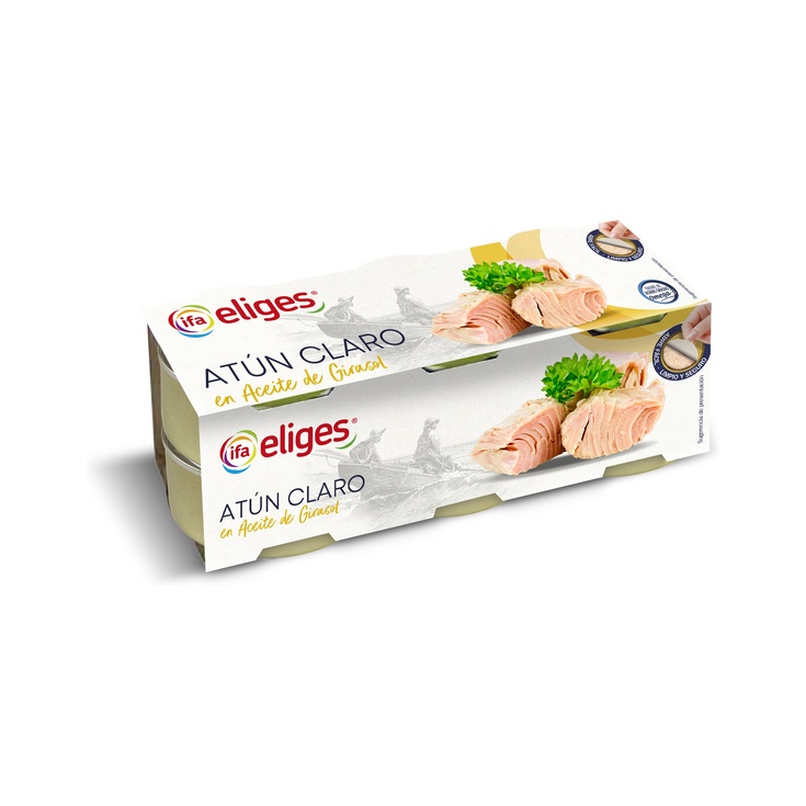 Atún Claro en Aceite de Girasol Abre Fácil Pack 6 Unidades