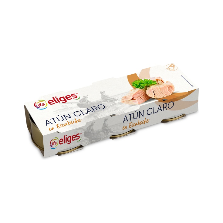 Atún Claro en Escabeche Pack de 3 Unidades de 70 g