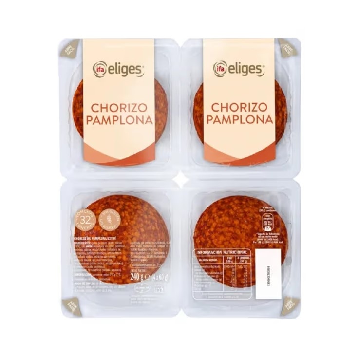 Chorizo de Pamplona Eliges - 4x60g