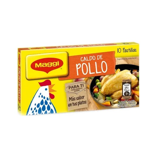 Caldo de pollo - 8 uds