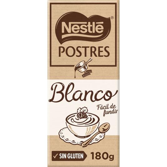 Chocolate Blanco para Postres 180g