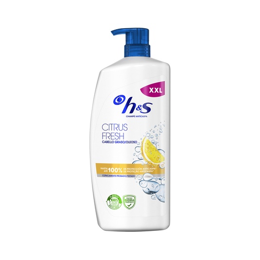Champú anticaspa Citrus Fresh para cabello graso 1000ml
