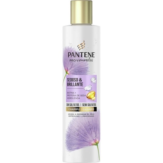 Champú violeta Rescate Capilar con biotina + reconstructor 