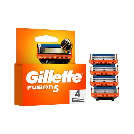 Gillette Recambio maquinilla gillette fusion 5 hojas 4 uds