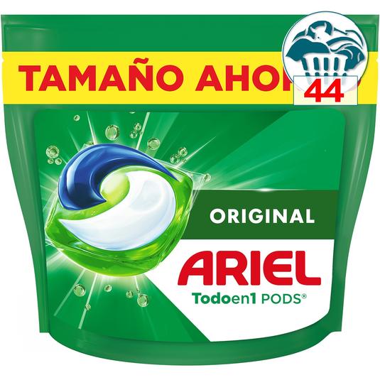 Detergente cápsulas Original Todo en 1 Pods bolsa 44 cápsula