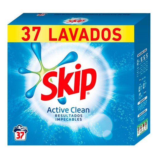 Detergente polvo Active Clean 37 lavados