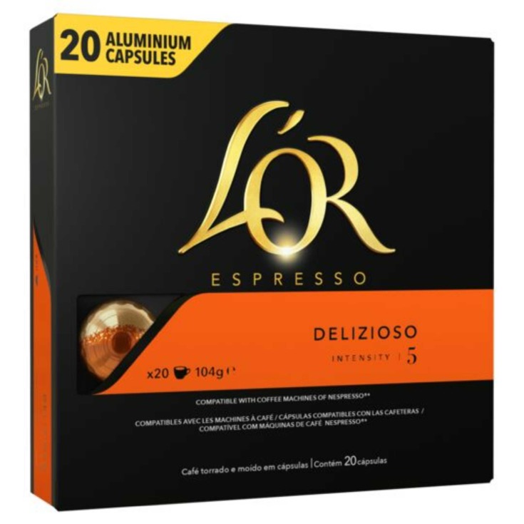 Café cápsulas Delizioso L'Or - 20 uds
