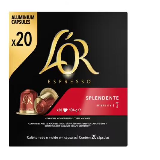 Café Cápsulas Splendente L'Or - 20 uds