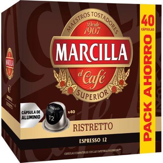 Café Espresso Ristretto - Marcilla - 40 uds