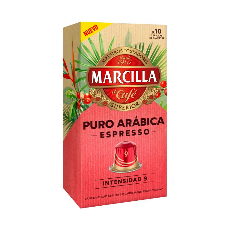 Cápsulas de café puro arábica - 10 uds