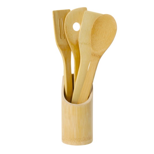 Juego de utensilios de madera 5 piezas