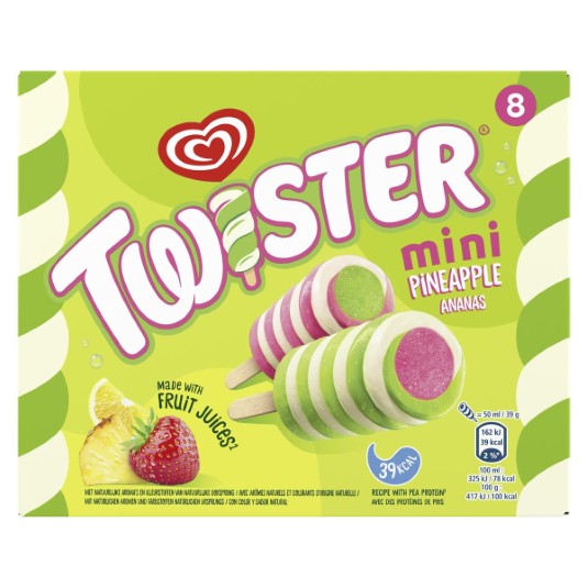 Helado Twister - 8 uds