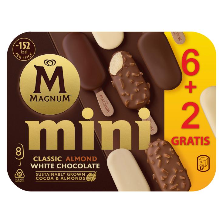 Surtido de mini helados Magnum 6+2