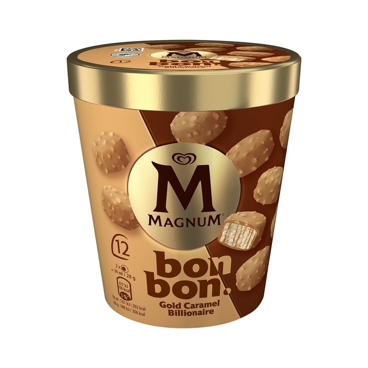 Bombones helados gold caramel billionaire 204 ml Bombones helados gold caramel billionaire 204 ml