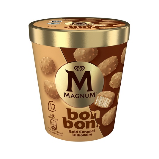 Bombones helados gold caramel billionaire 204 ml