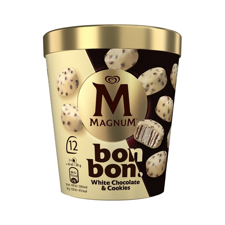 Bombones helados white chocolate & cookies 204ml Bombones helados white chocolate & cookies 204ml