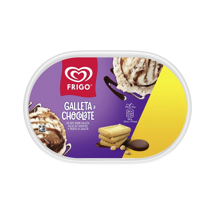 Helado Galleta y Chocolate con salsa de chocolate 900ml Helado Galleta y Chocolate con salsa de chocolate 900ml