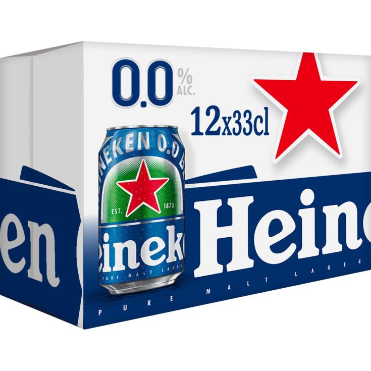 Cerveza 0,0% - Heineken - 12x33cl