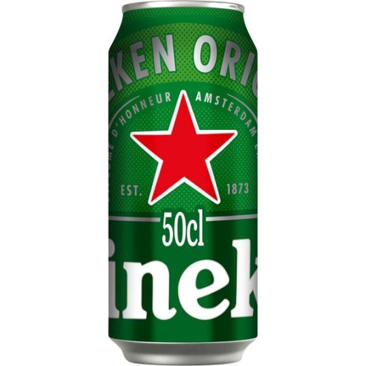 Cerveza rubia lager - Heineken - 50cl