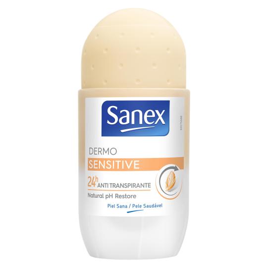 Desodorante Roll On Sensitive Sanex - 50ml
