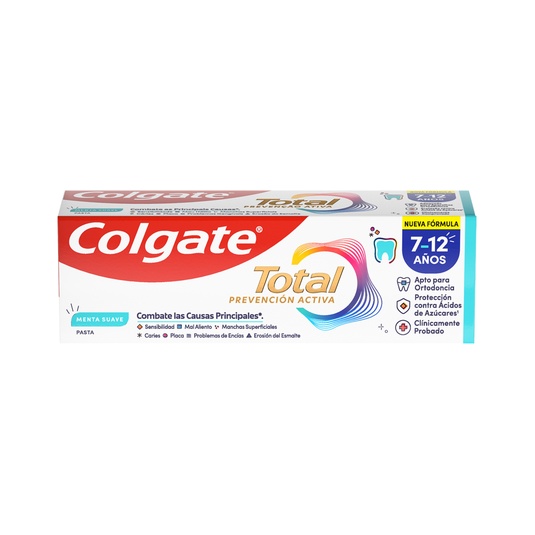 Pasta de dientes infantil 7 a 12 años