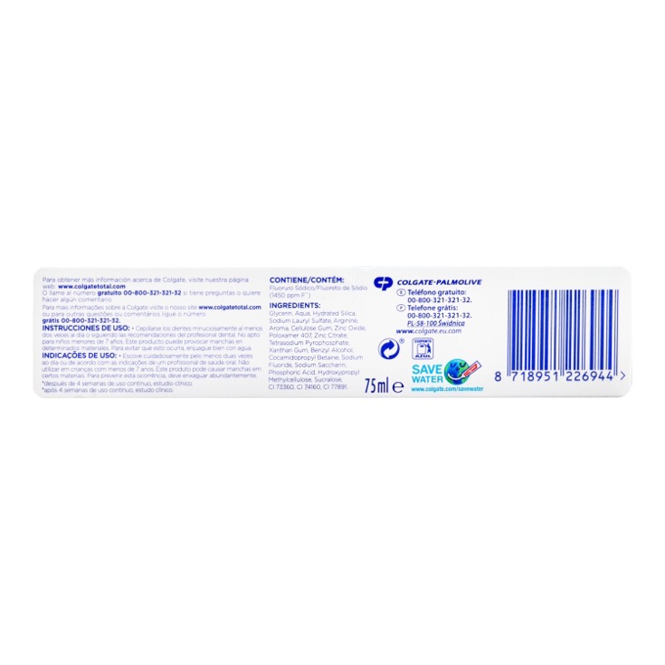 Dentífrico Advance Acc. Visible Total 75ml