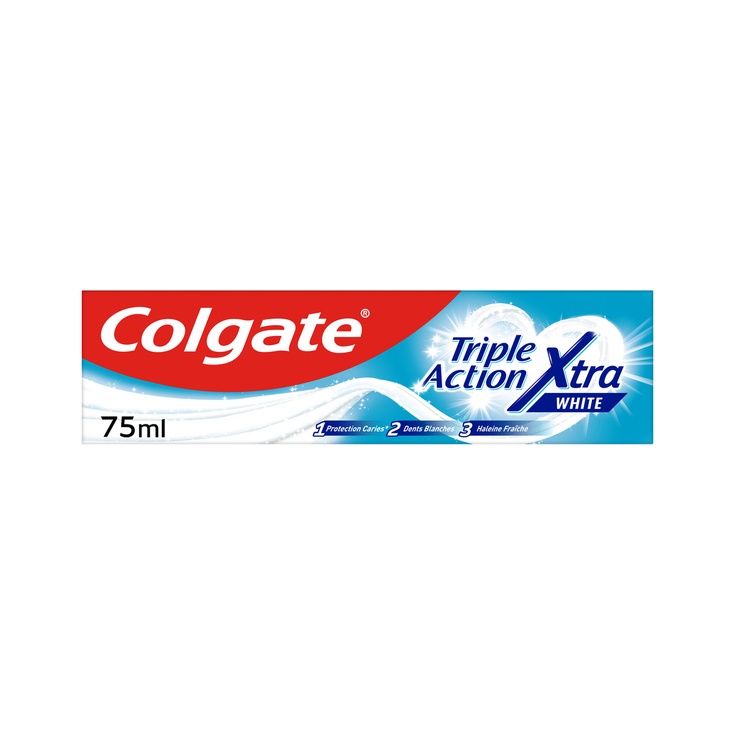 Pasta de dientes Triple Action Extra White anticaries
