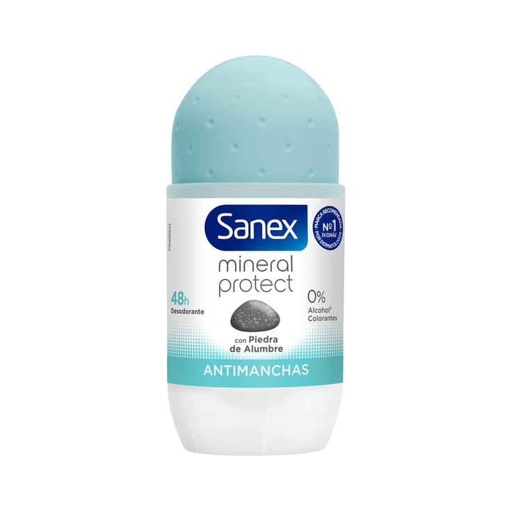 Desodorante roll-on Mineral Protect con piedra de alumbre Desodorante roll-on Mineral Protect con piedra de alumbre