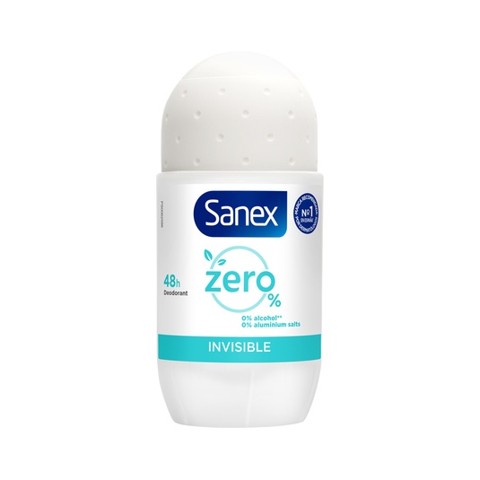 Desodorante roll-on Zero% Invisible 48h unisex envase 50 ml