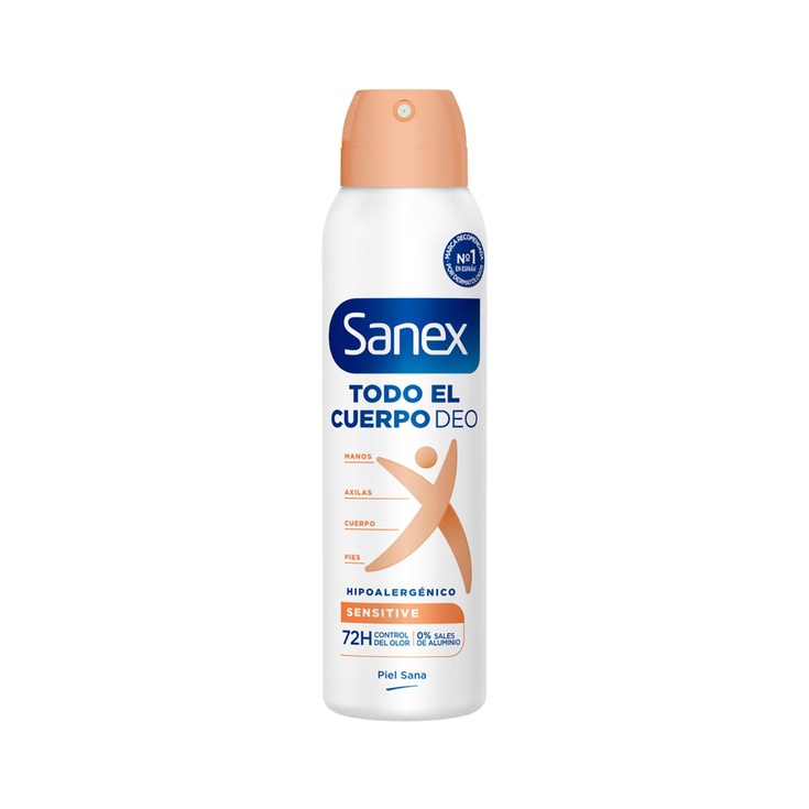 Desodorante Spray 150 ml Para Todo El Cuerpo Sensitive