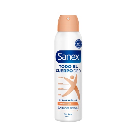 Desodorante Spray 150 ml Para Todo El Cuerpo Sensitive