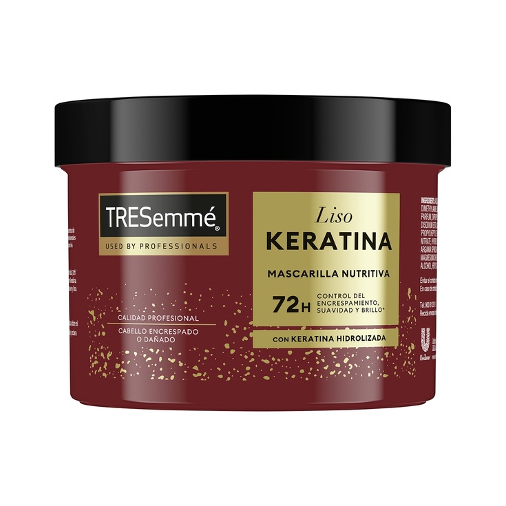 Mascarilla de pelo Nutritiva Liso Keratina con aceite de mar