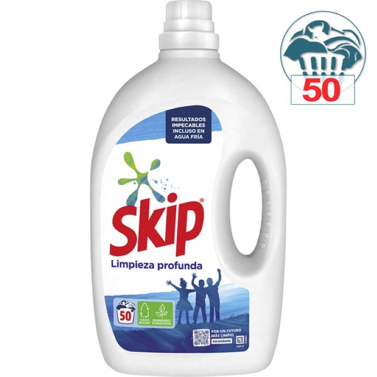 Detergente limpieza profunda Skip - 50 lavados